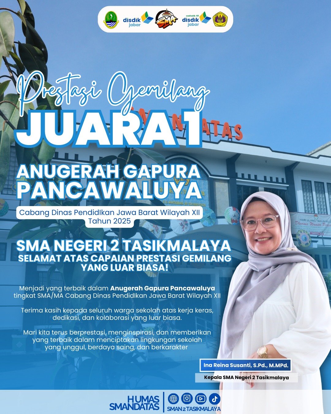 Anugrah sekolah Gerbang Pancawaluya 2025